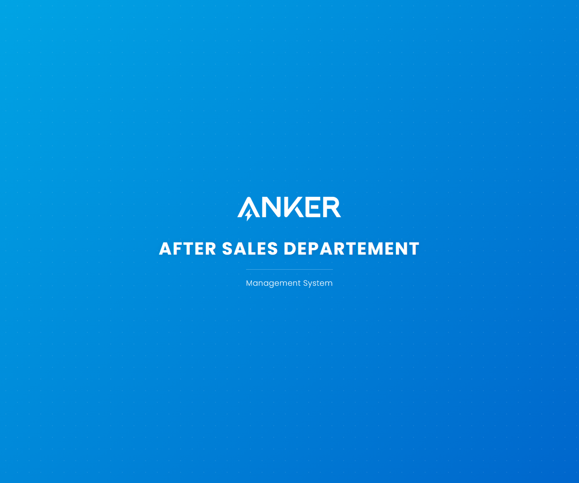 After Sales Management System